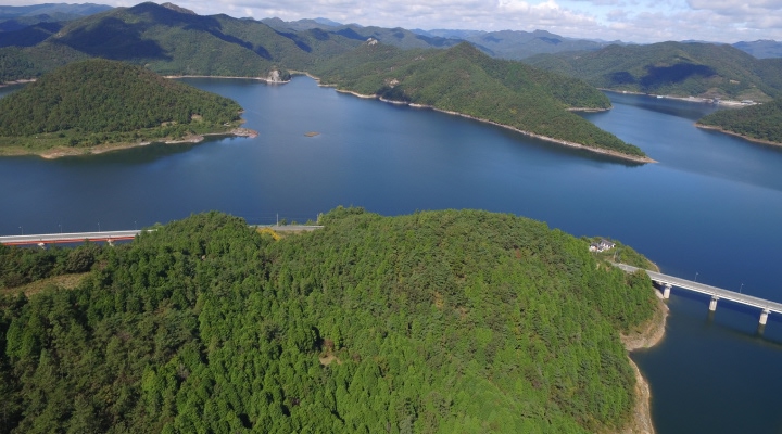 수인산 입구 전경
